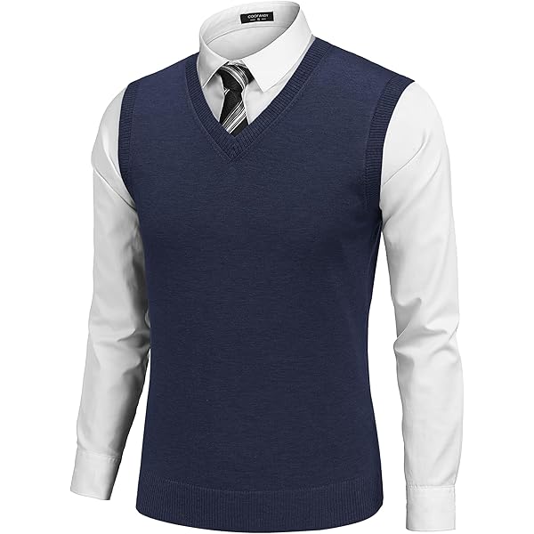 Sweater Vest Classic Slim Fit Quarter Zip at Amazon Men's